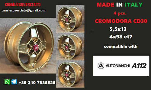 Cerchi lega cromodora - 4, cd30