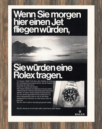 Rolex gmt master pubblicità - rolex,