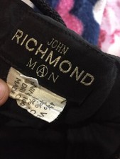JHON RICHMOND made In England 1980’ /90 ORIGINALE “Taglia L “ Pantaloni+camicia
