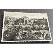 Cartolina Palermo - Piazza Castelnuovo e Politeama Garibaldi
