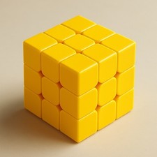 Yellow Speed Cube 3x3 UK STOCK