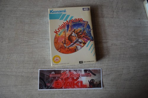 Knightmare sur msx neuf - sur,