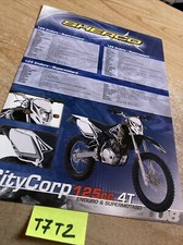 Sherco Moto Enduro 2008 125 4T Prospetto Catalogo Pubblicità