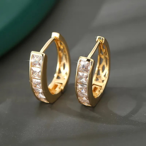 Orecchini creoli color oro - , da