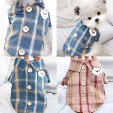 Pet Check Giacca Vestiti