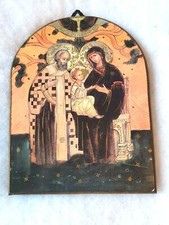 Icona sacra famiglia 25x20
