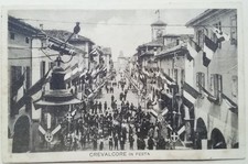 Cartolina crevalcore festa - cartolina,