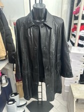 Vera Pelle Giaccone In Pelle Donna Woman Tg50 Nero LLV1789