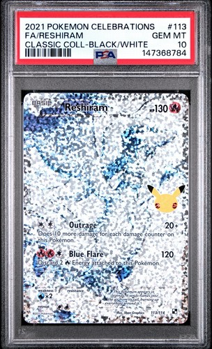 Reshiram 113 114 pokemon card - reshiram,