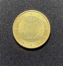 Malta moneta 10 centesimi di euro 2008  con F stella - ottime condizioni