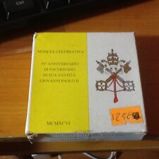  58ma) VATICANO 50° sacerdozio di sua santità GIOVANI PAOLO II, LIRE 500 argento