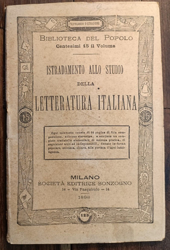 Letteratura italiana - letteratura,