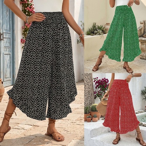 Pantalone donna pois vita - pantalone,