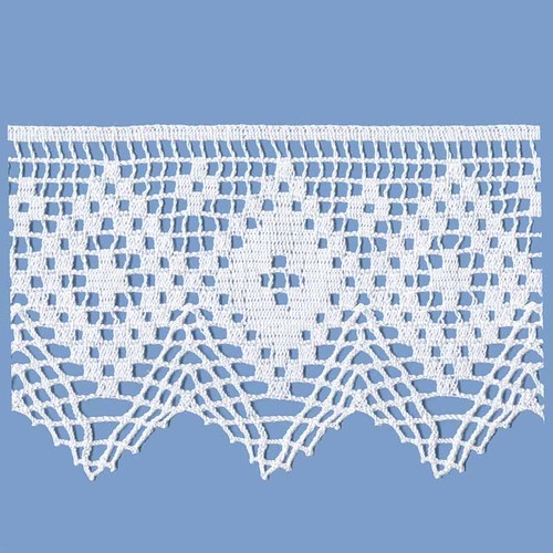Merletto cotone bianco - 99, mm