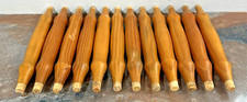Lotto 12 mandrini in legno di