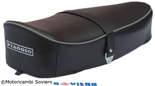 Sella lunga nera con levetta - sella,