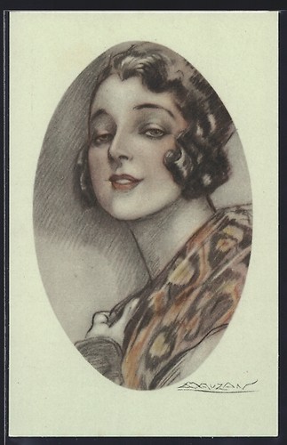 Cartolina artista mauzan - cartolina,