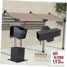 Kit 3 Pezzi Staffe pergola 4x4