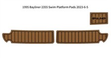 Tappetino da pavimento Bayliner 2355 1995 piattaforma nuoto barca schiuma EVA finto teak