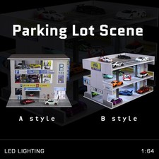 Diorama 1/64 Auto Garage Scena