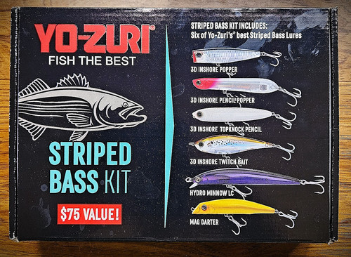 Zuri lure striped bass - 6-lure,