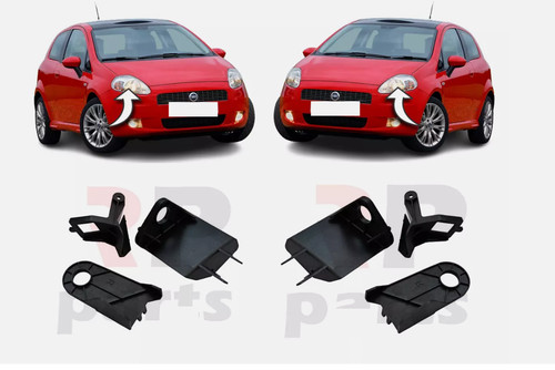 Kit staffe riparazione fari - kit,