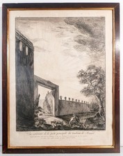 ⚜️ STAMPA PIRANESI FRANCESCO TOMBEAU DE MAMIA INCISIONE GRAFICA ACQUAFORTE 1800