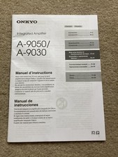 Onkyo A-9050 A-9030 Manuale