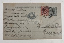 BIBLIOFILIA-SARZANA-AMATORI LIBRO-GIOVANNA D'ARCO-MANTOVA-CARTOLINA-AUTOGRAFO