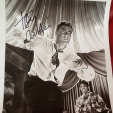 Tony Curtis foto firmata