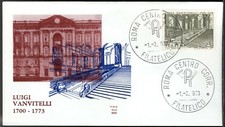ITALIA 1973 - FDC ALA 253 - Bicentenario della morte di Luigi Vanvitelli