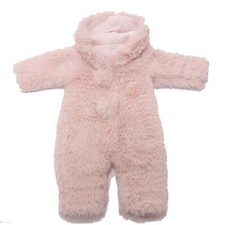 6645AC tuta ecopelliccia GIRL NANAN tutona pink eco fur suit