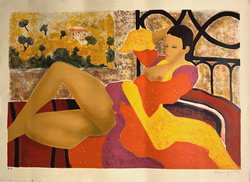 Alain bonnefoit lithographie - bonnefoit,