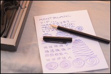 PENNA VINTAGE MONTBLANC VIP / GERMANIA ANNI 80 / SOTTILE / ECCELLENTE / M 585 14C NUOVA CON SCATOLA / SCATOLA /