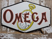 INSEGNA PORCELLANA OMEGA