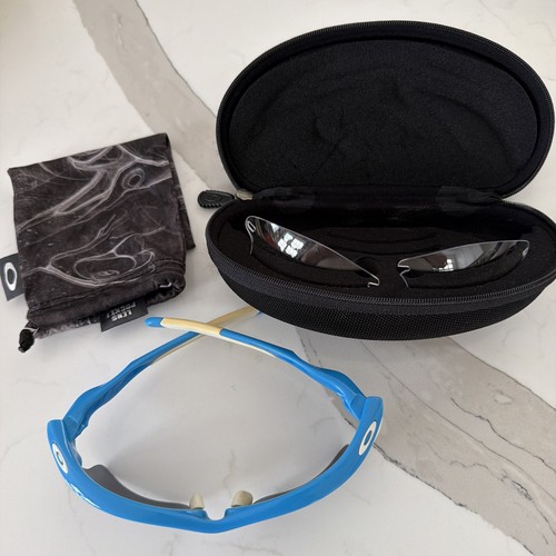 Oakley fast jacket blu - oakley,