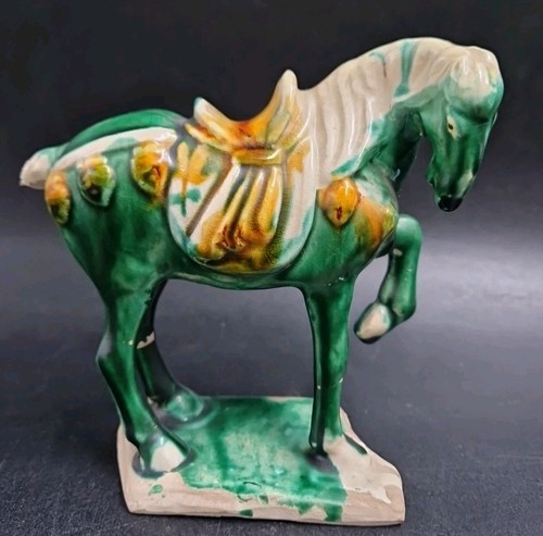 Statua ceramica smaltata - in,