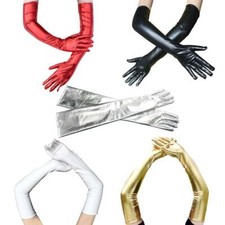 Guanti lunghi in pelle