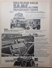 SAME TRATTORI - Rara Pubblicità D'epoca - 1976 - Vintage