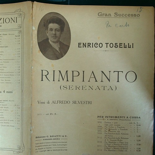 Rimpianto serenata toselli - rimpianto,