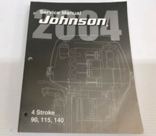 2004 Johnson 4 Tempi 90 105 115 150 175 Servizio Riparazione Manuale OEM 5005661