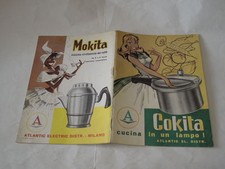 PUBBLICITA' LIBRETTO ISTRUZIONE PENTOLA A PRESSIONE"COKITA ATLANTIC" PAGINE 40