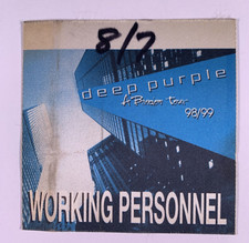 Deep Purple Pass Biglietto Ian