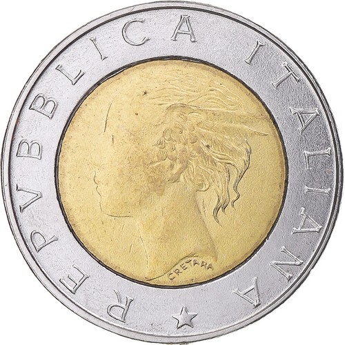 1182740 moneta italia 500 - moneta,, italia,