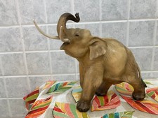 GUIDO  CACCIAPUOTI SCULTURA TERRACOTTA CERAMICA  ELEFANTE.