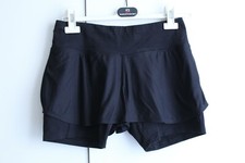 Pantaloni corti neri donna M decathlon sport