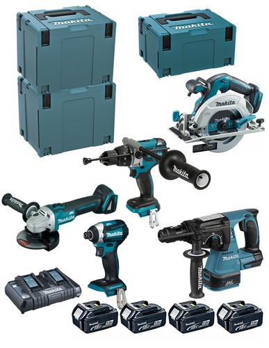 Makita kit dlx5038ptj dhp481 - makita,