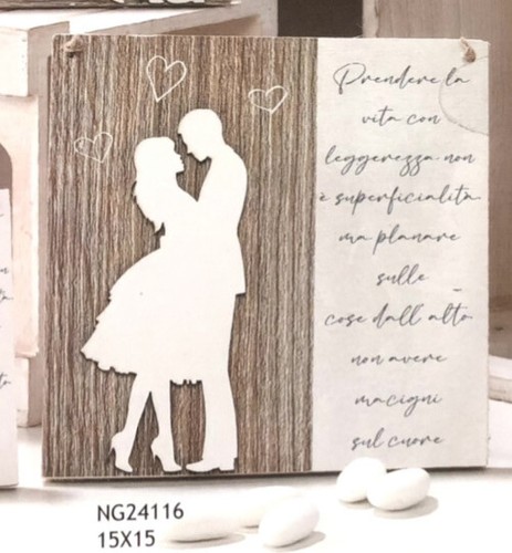 Quadretto doppio legno - in,