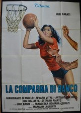 manifesto 4FG LA COMPAGNA DI BANCO LILLI CARATI ALVARO VITALI LINO BANFI SEXY 