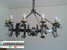 lampadario tondo a 12 luci
